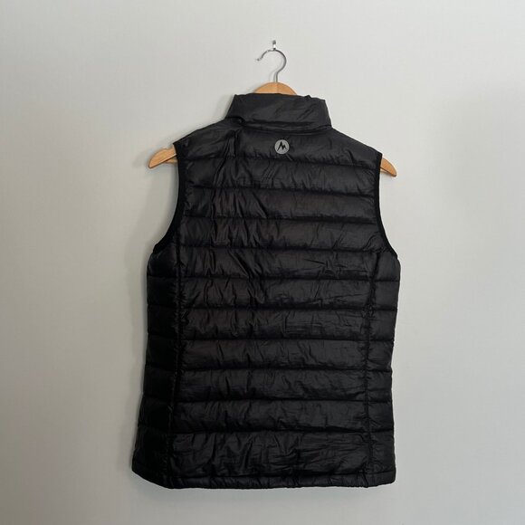Marmot. 800 Fill. Down Vest. Black Color. Size Medium. Womens. - Picture 2 of 7